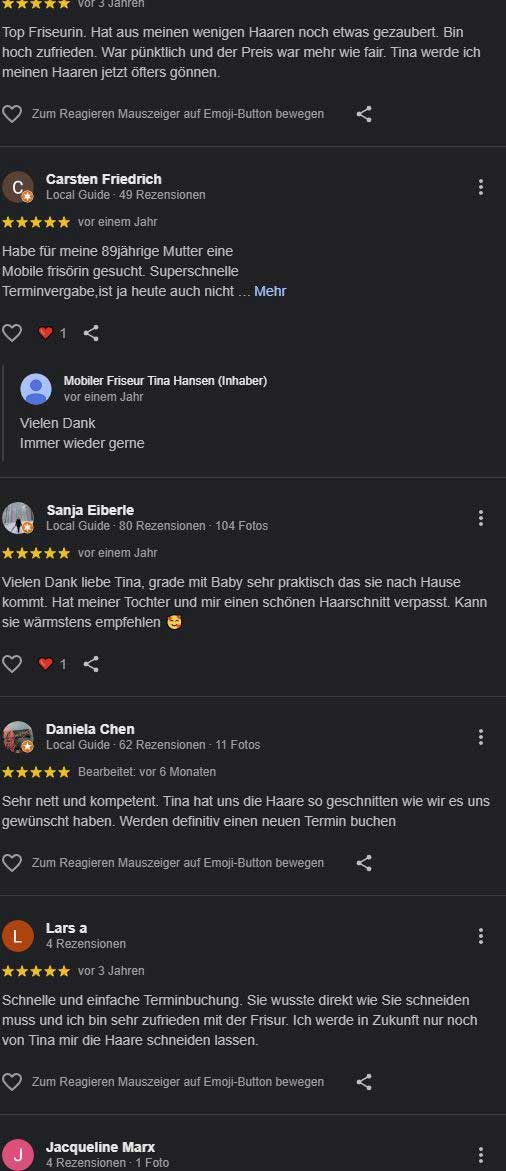 Ein Screenshot von Kommentaren auf einer Social-Media-Plattform.