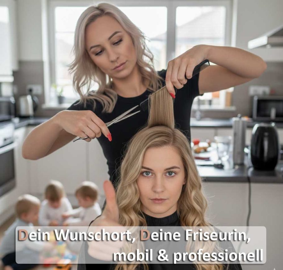 Dein Wunschort, Zuhause in Deinen 4 Wänden, Deine Friseurin, mobil & professionell. Coiffeur für Koblenz, Andernach & Mülheim-Kärlich
